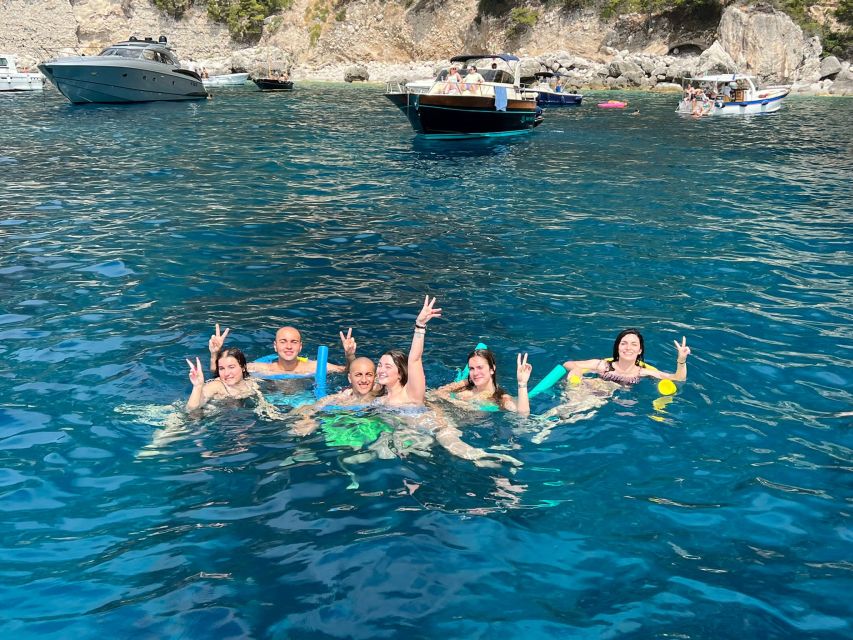 Salerno/Sorrento: Capri Boat Tour With City Visit and Snacks - Snacks and Local Specialties