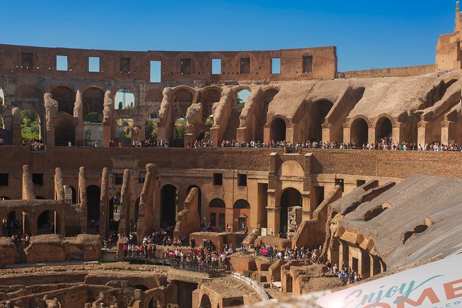 Tour of Colosseum With Arena Floor Access and Ancient Rome - Frequently Asked Questions