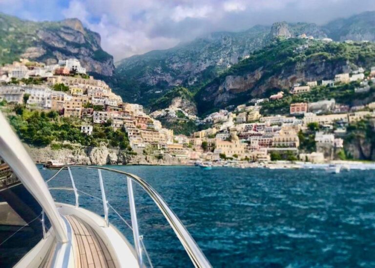 From Naples: Amalfi Coast Private Boat Exclusive Tour
