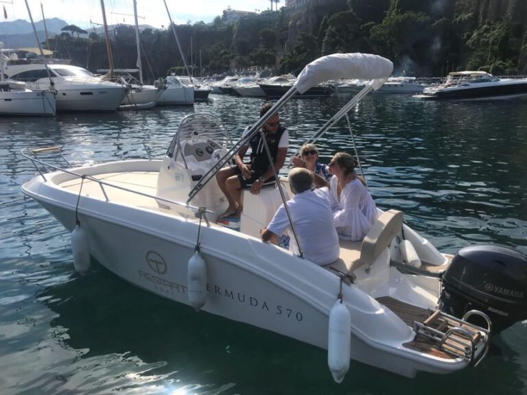 Capri Island & Blue Cave Private Boat Tour From Sorrento