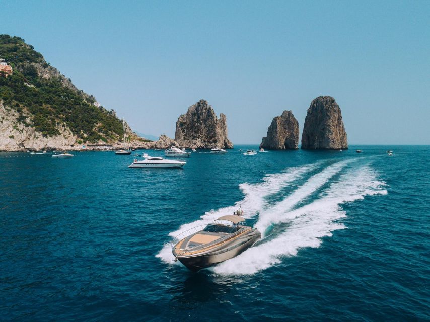 Capri Private Boat Tour From Sorrento on Riva Rivale 52 - Just The Basics