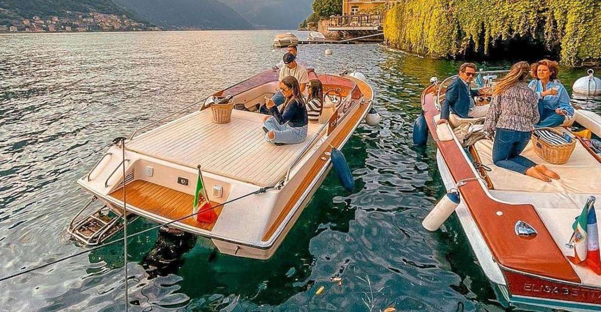 Lake Como: Unforgettable Experience Aboard a Venetian Boat - Just The Basics