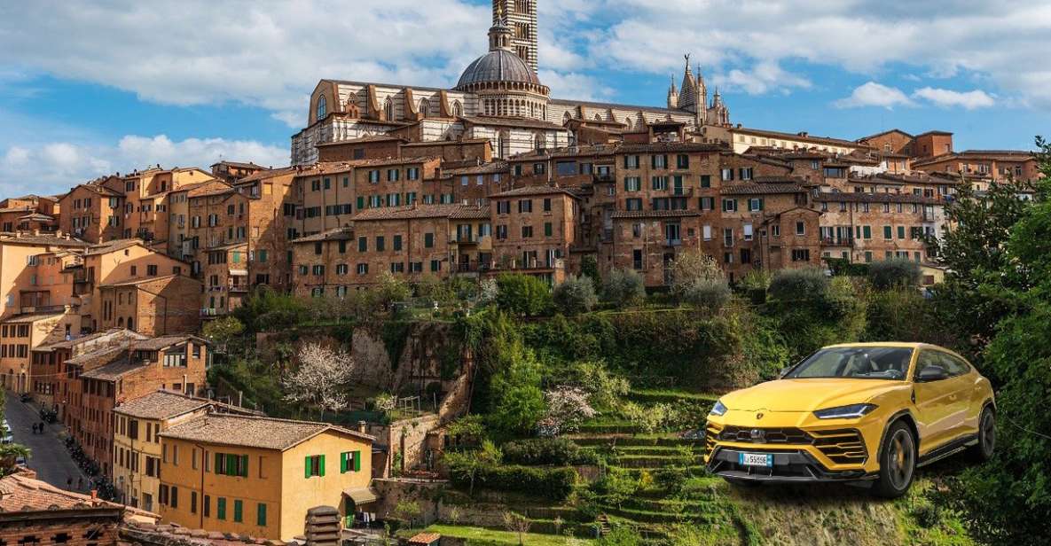 Lamborghini Tour: Siena and San Gimignano Tour From Florence - Just The Basics