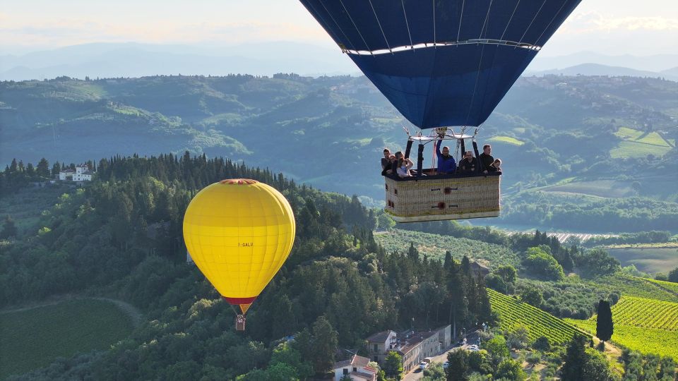 Private Hot Air Balloon, Pienza, Montalcino, Val Dorcia - Just The Basics