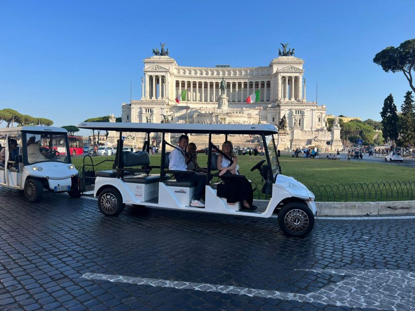 Rome: Private City Highlights Golf Cart Tour - Just The Basics