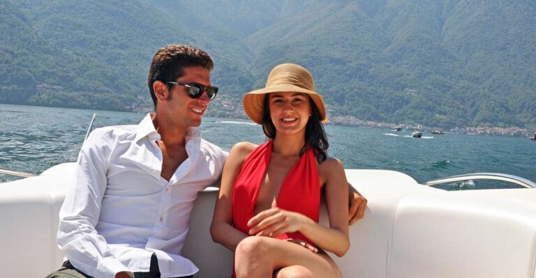 3 or 4 Hours Private Boat Tour on Lake Como With Prosecco