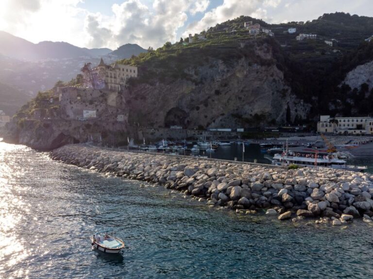 Amalfi Coast Tour on Typical Gozzo Sorrentino