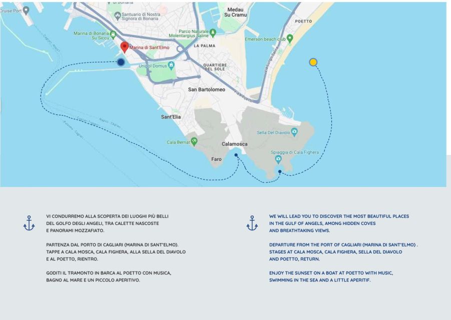 Cagliari: Aquila 28 Catamaran Daycruiser Rental - Rental Details