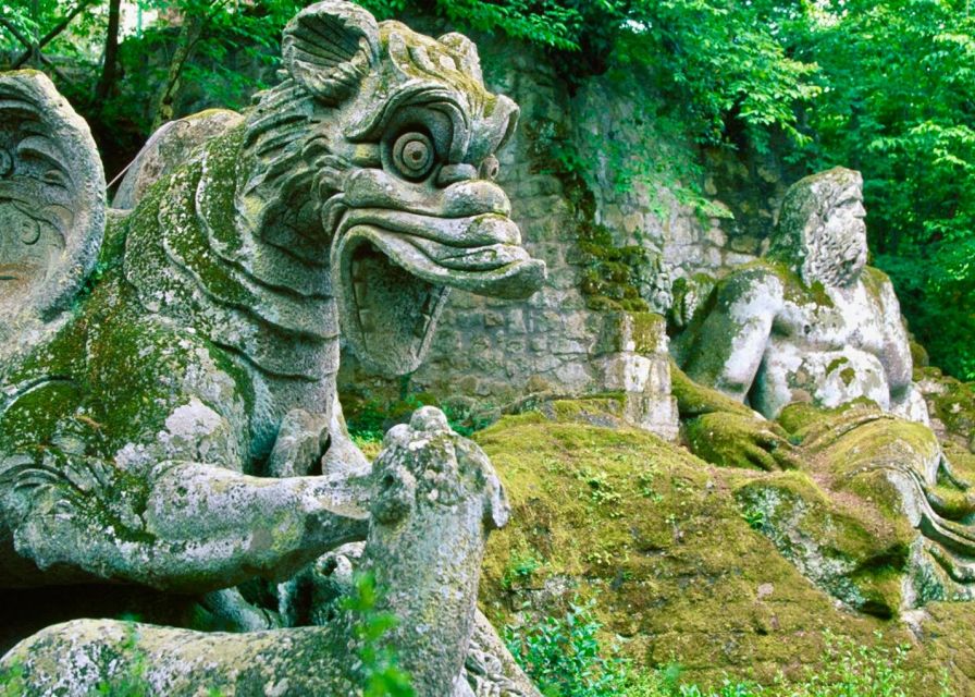 From Rome: Private Tour of Calcata & Bomarzo Thermal Baths - Itinerary