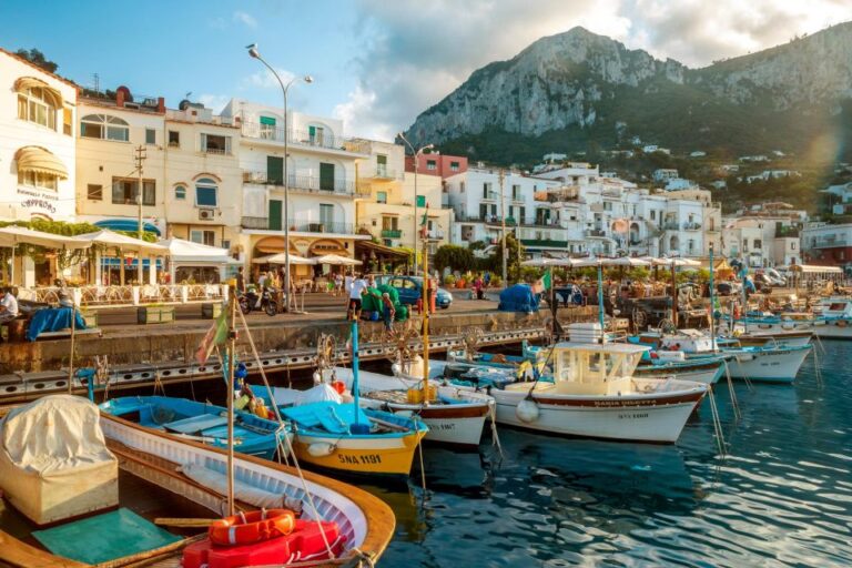 From Sorrento: Capri & Blue Grotto by Boat and Anacapri