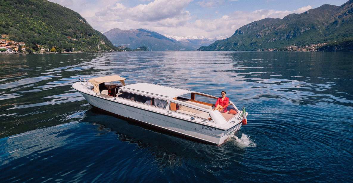 Lake Como Private Boat Tour - Tour Details