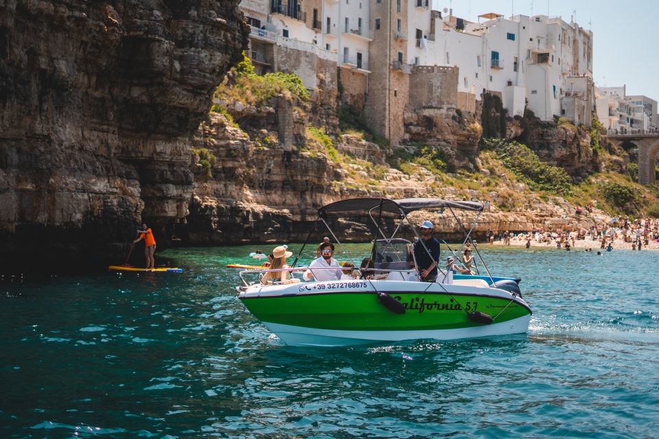 Polignano a Mare: Private Speedboat Cave Trip With Aperitif - Activity Details