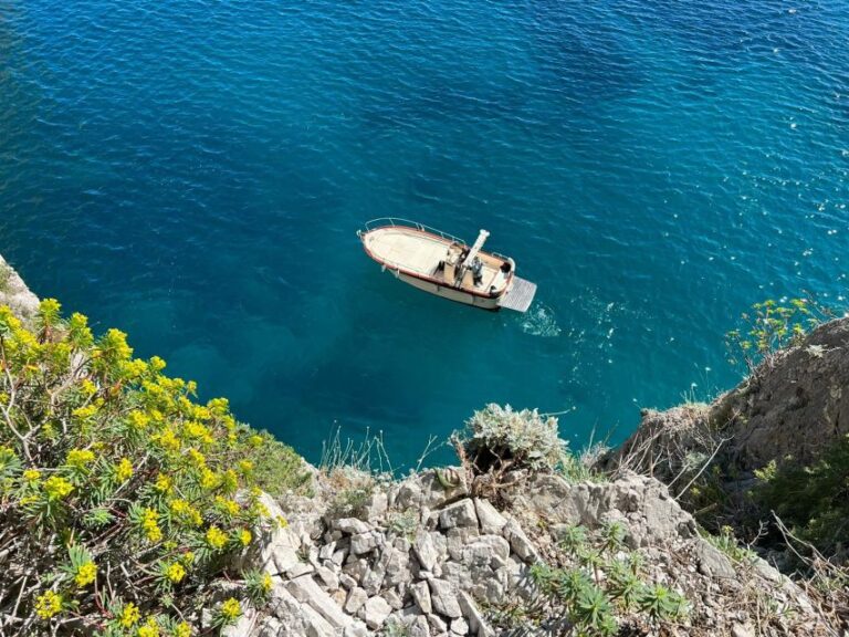 Private Boat Tour in Capri and the Amalfi Coast