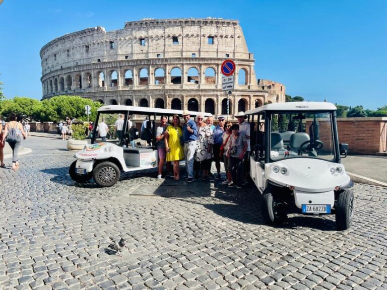 Rome: Golf Cart Tour the Very Best in 4 Hours