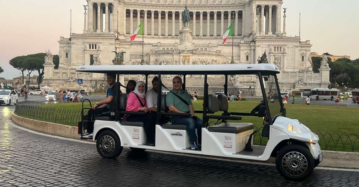 Rome: Private Golf Cart City Highlights Tour - Tour Highlights and Features