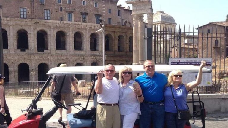 Rome Private Golfcart Tour