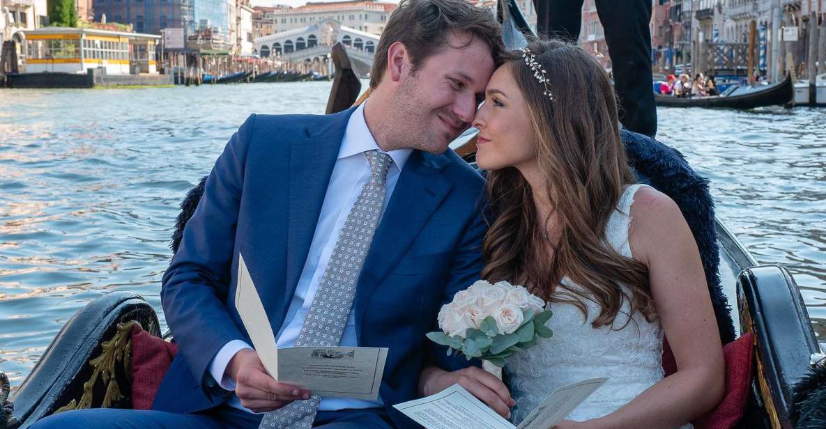 Grand Canal: Renew Your Wedding Vows on a Venetian Gondola - Activity Highlights