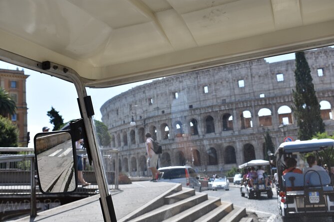 Private Rome Golf Cart Tour With Guided Tour Inside Colosseum - Pickup and Meeting Points