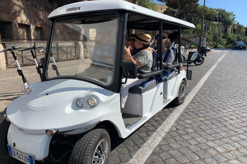 Rome: Private Golf Cart City Highlights Tour - Booking Information and Policies