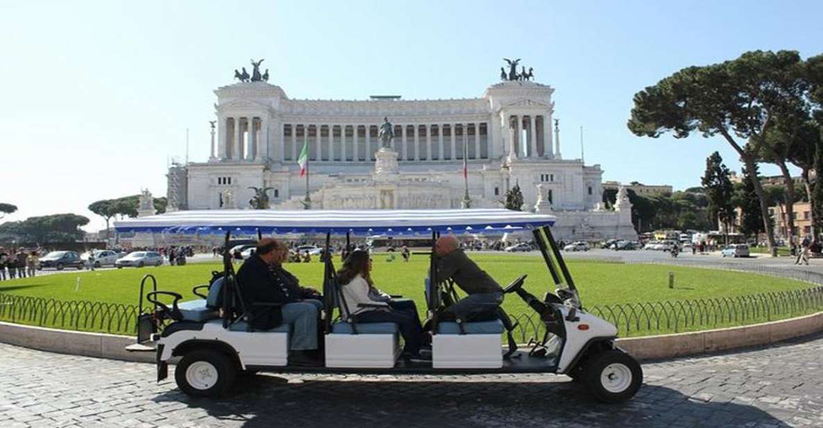 Rome Private Golfcart Tour - Experience Highlights