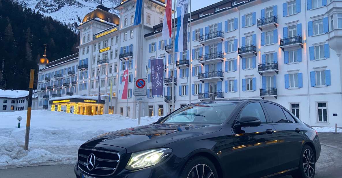 St. Moritz: Private Transfer To/From Malpensa Airport - Booking Information