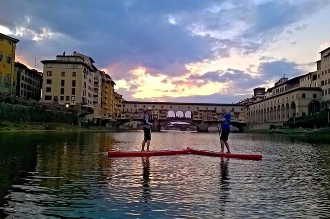 SUP at Ponte Vecchio With a Floating Drink - Florence Paddleboarding - Equipment Provided