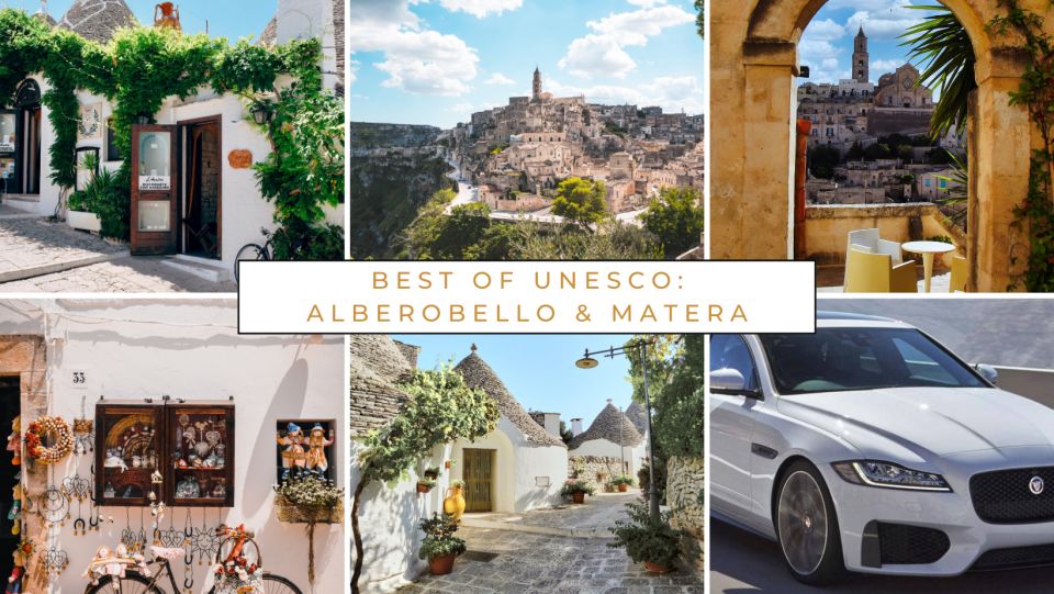 Alberobello & Matera in 1 Day! Private Tour From Bari - Sassi Di Matera: UNESCO Heritage Site