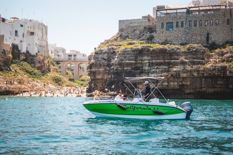 Polignano a Mare: Private Speedboat Cave Trip With Aperitif - Meeting Point Information