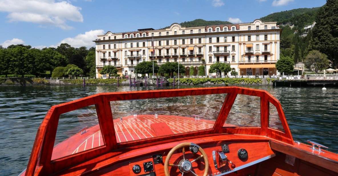 2H Private Tour on Wooden Boat on Lake Como Orrido Di Nesso - Just The Basics