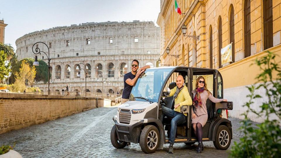 Rome Private Golfcart Tour - Important Information