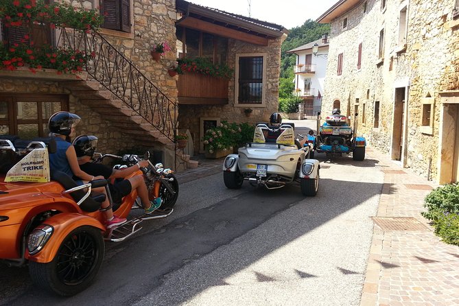 Trike/Ryker Guided Tour 2h on Garda Lake (1 Driver + up to 2 Pax) - Safety Briefing and Gear