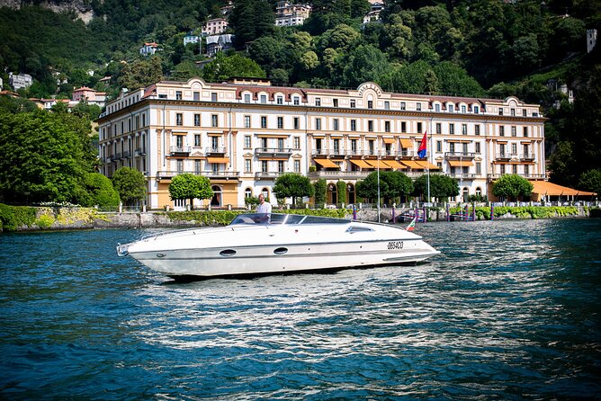 4 Hours Grand Tour, Private Speedboat at Lake Como - Accessibility Information