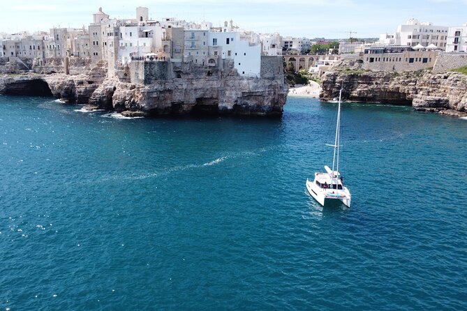 Guided Tour by Catamaran With Aperitif From Polignano a Mare - Directions to Marina