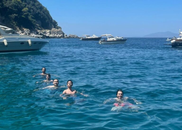 From Pompeii: Full Day Capri Private Boat Trip With Drinks