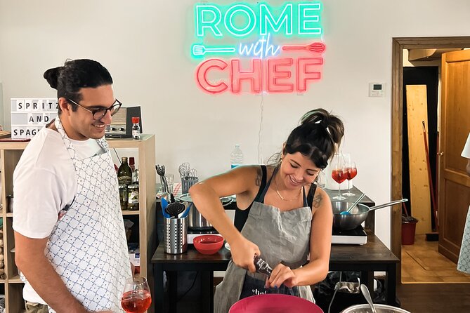 Spritz & Spaghetti: Tipsy Cooking Class in Rome - Secure Your Spot and Learn the Cancellation Policy