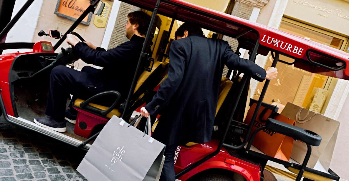 Tour of Rome in Golf Cart : 8H Shopping Tour - Booking and Cancellation Policy