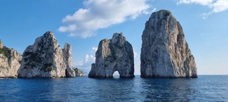 From Sorrento: Full Day Capri Private Boat Trip With Drinks
