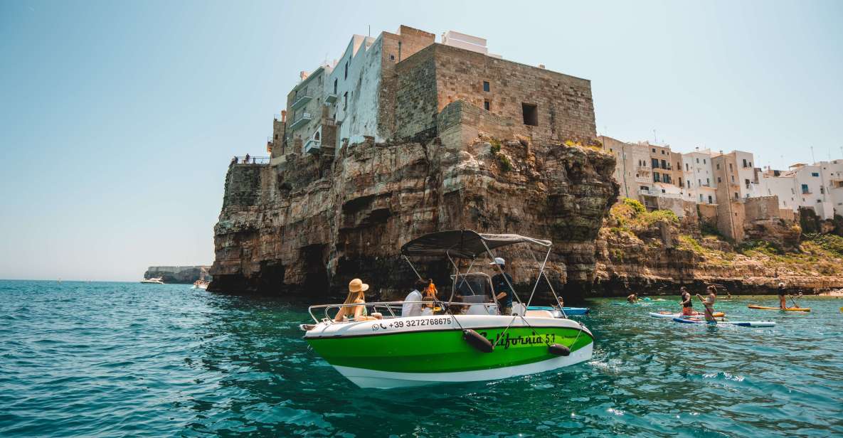 Polignano a Mare: Private Speedboat Cave Trip With Aperitif - Just The Basics