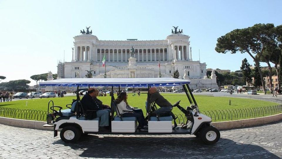 Rome Private Golfcart Tour - Just The Basics