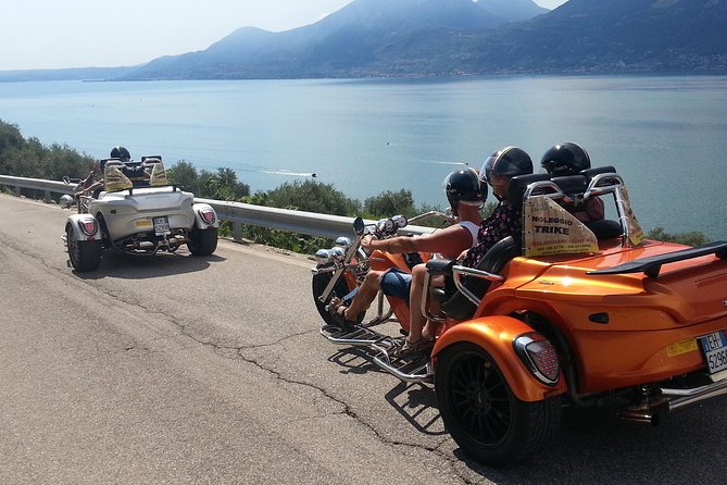 Trike/Ryker Guided Tour 2h on Garda Lake (1 Driver + up to 2 Pax) - Just The Basics