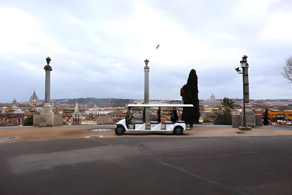 3 Hours Golf Cart Tour Romantic Rome With SPA or Aperitif - Tour Details