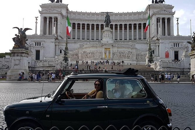 Ancient Tour of Rome by Mini Cooper Classic Cabrio With Aperitif