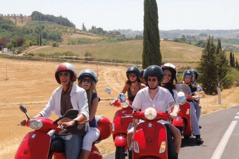 Florence/Badesse: Tuscany Group Vespa Tour With Wine Tasting