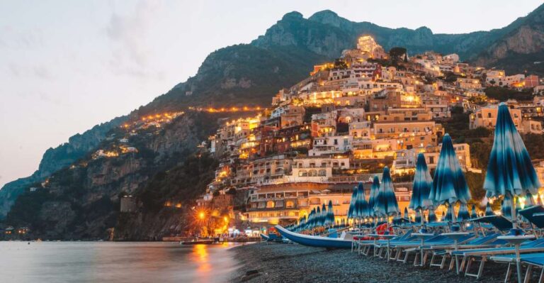 Naples: Private Sunset Tour to Positano With Dinner