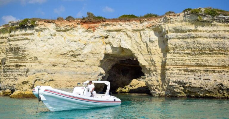 Otranto: 2h Tours in Rubber Boat to Visit the North Coast