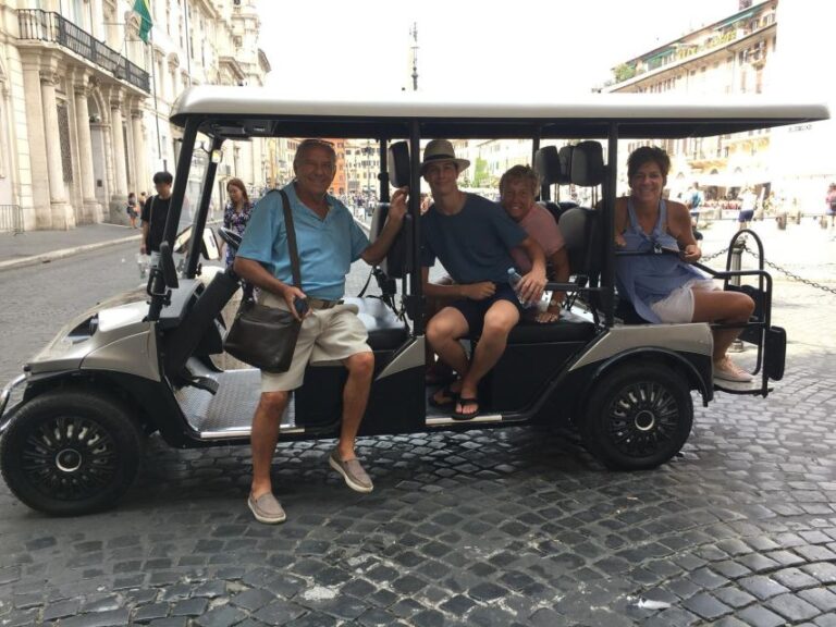 Rome: 2-Hour Sightseeing Night Tour by Golf Cart