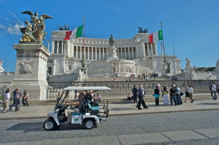 Rome at Sunset: Romantic Tour in an Electric Golf Cart