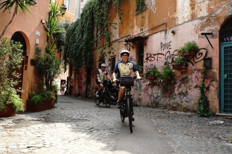 Rome: Full-Day Guided Tour by E-Bike With Lunch Included