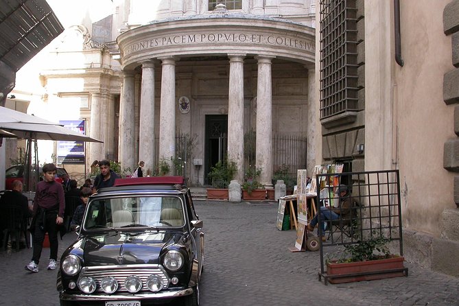 Ancient Tour of Rome by Mini Cooper Classic Cabrio With Aperitif - Meeting Points and Pickup Times