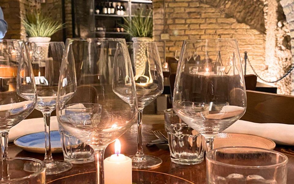 Rome: Exclusive Candlelight Dinner in Agrippas Roman Bath - Full Description